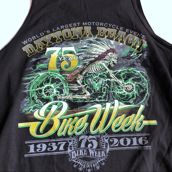 NWT Daytona Bike Week 2016 Tank Top Size Large T88 - Picture 7 of 8